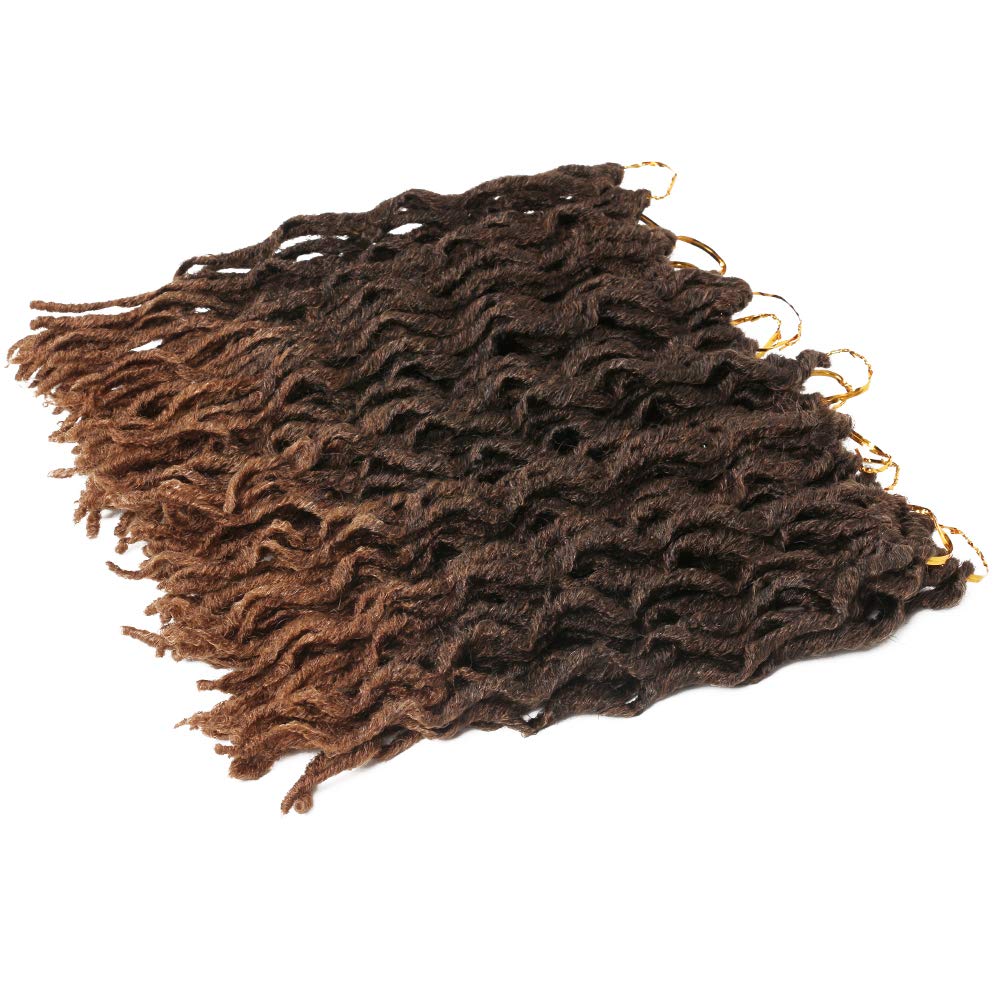 Faux Locs Crochet Braids / Bo Faux Locs Crochet Hair Curly Dreadlocks, Synthetic Braiding Hair Extensions (20 Roots/Pack)