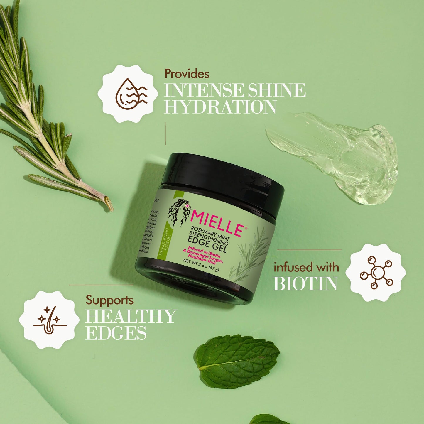 Mielle Rosemary Mint Strengthening Edge Gel