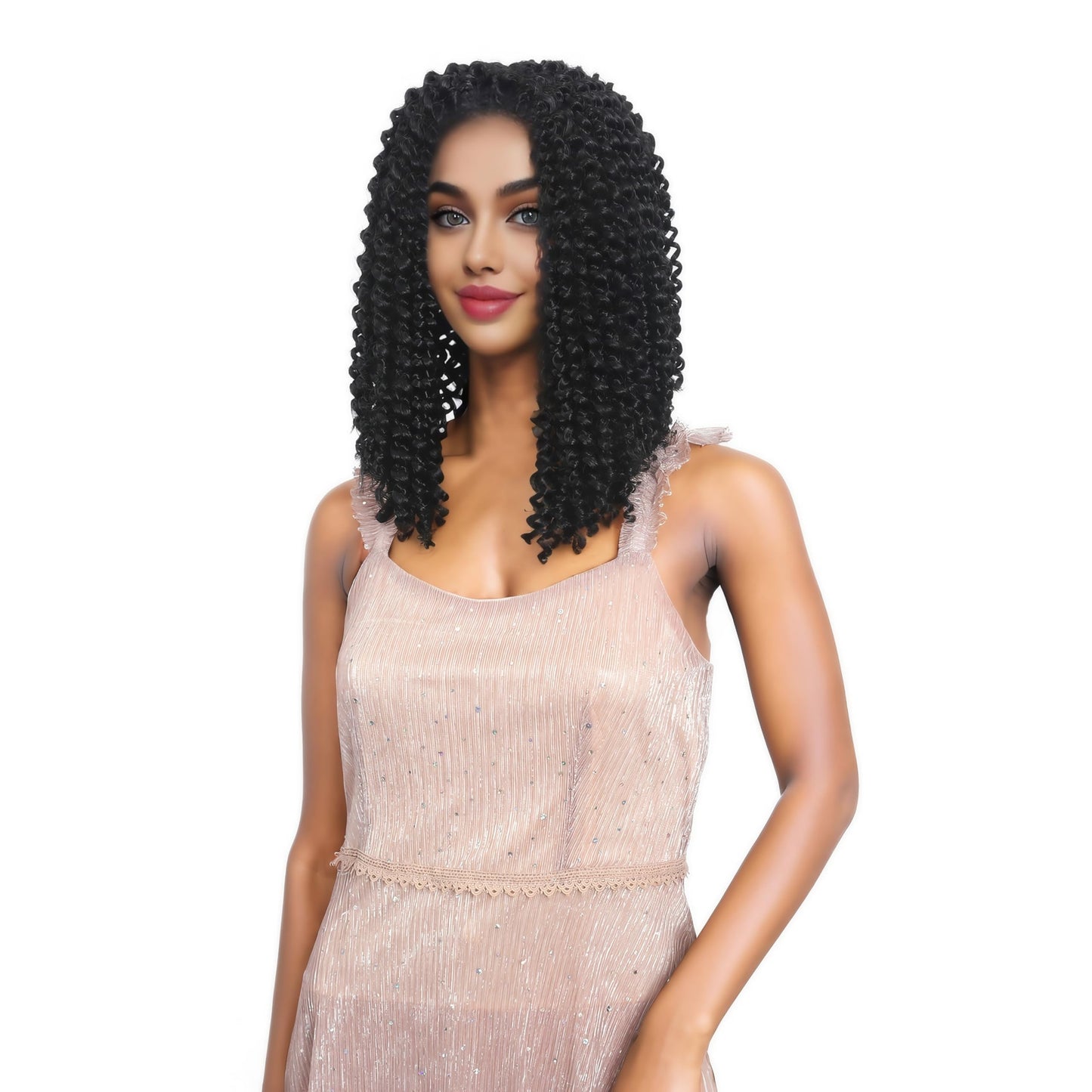 FUTAI Passion Twist Hair 7 Packs 12 Inch Pre Looped Water Wave Crochet Hair Bohemian Braids for Black Women