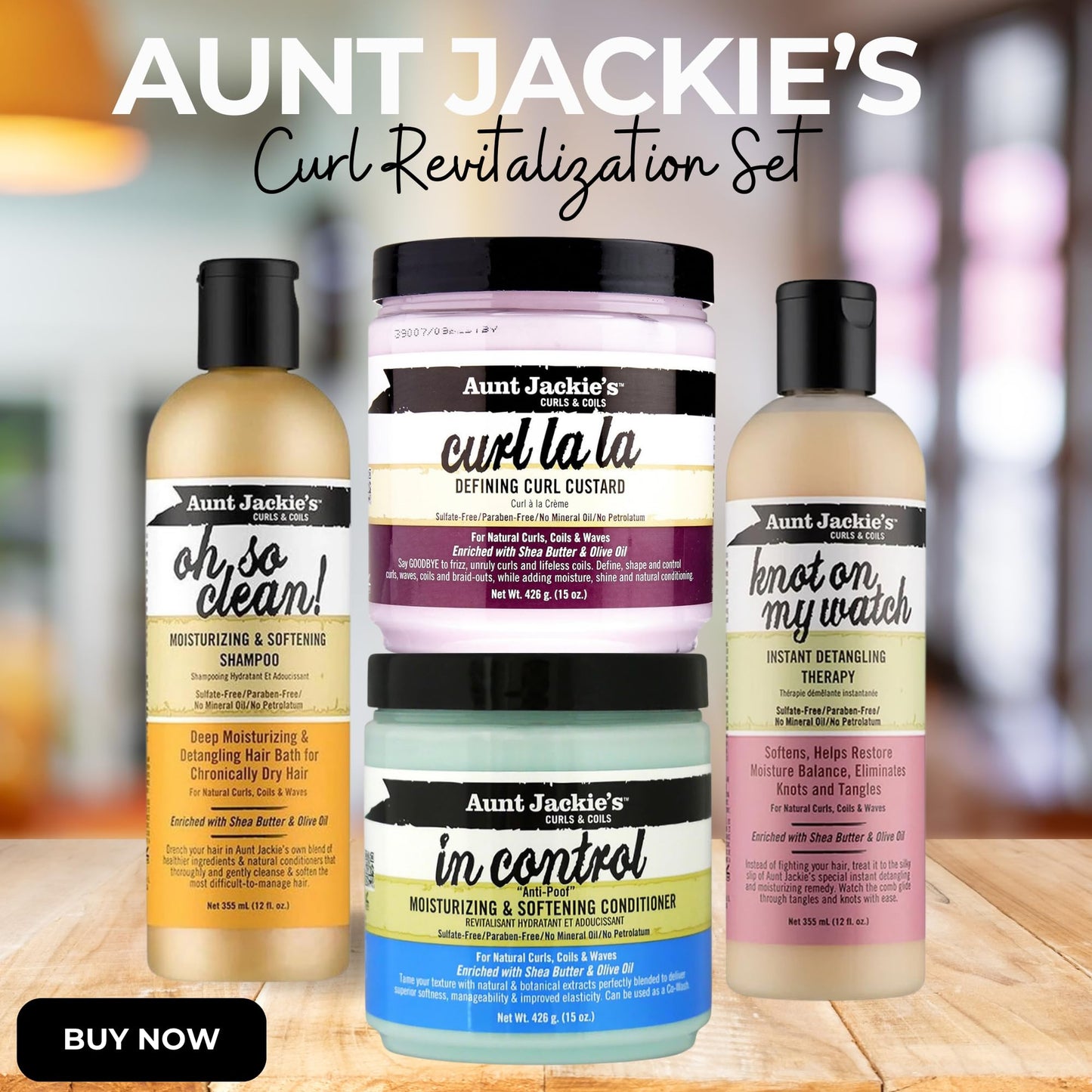 Microfiber hair towel Curl Defining Brush Curl Cream Bundle with Aunt Jackies Hair products Aunt Jackie's Oh So Clean Shampoo, In Control Conditioner,Knot on my Watch Detangling Therapy Curl la la Defining Curl Custard & more UNIBEAUTIES Accessories